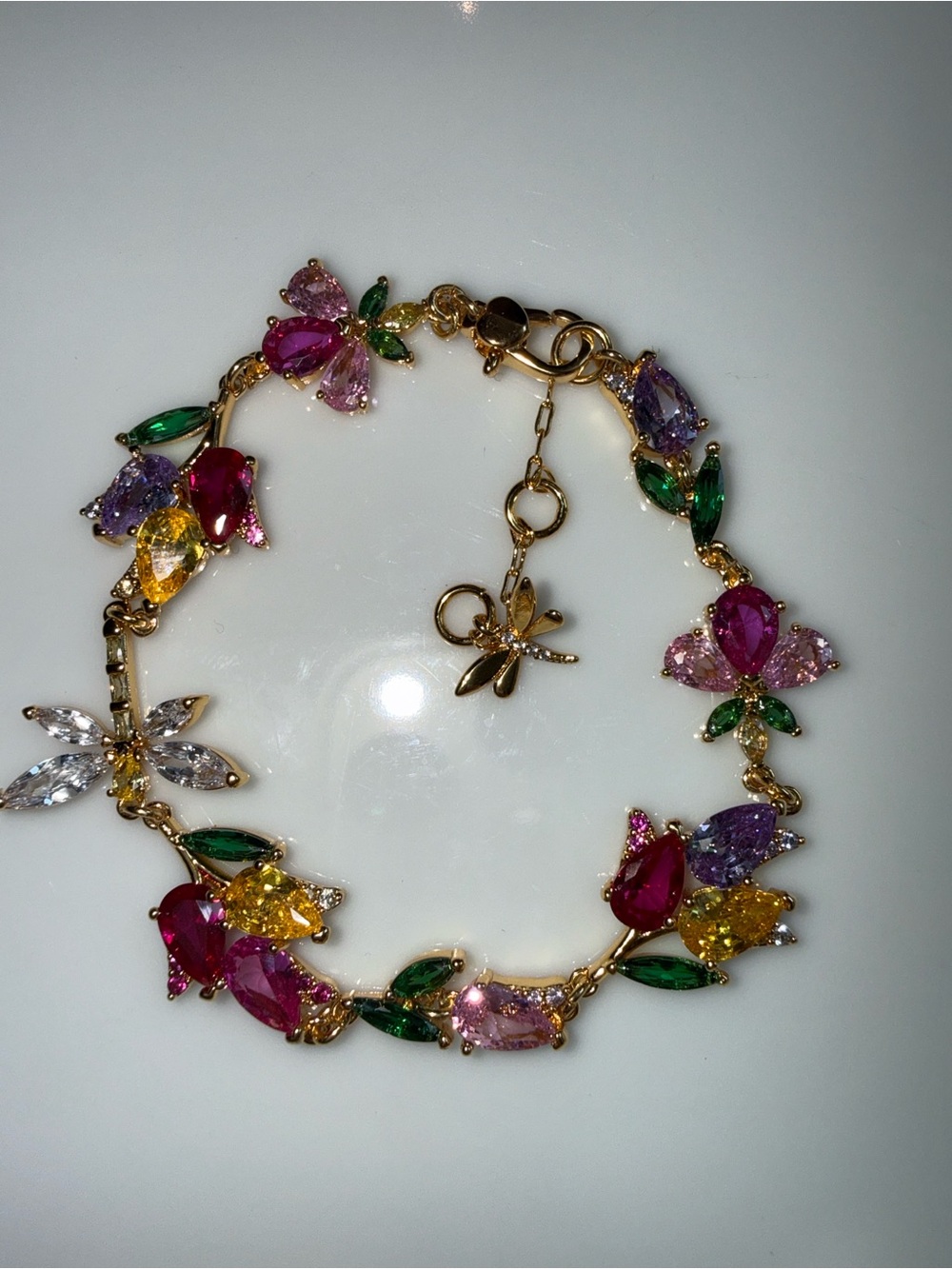 Kate Spade Greenhouse Floral
Bracelet Gold Tone Multi - Picture 3 of 8